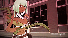 strawberryalice:  My favorite RWBY ladies doing what they do best     \(• ◡