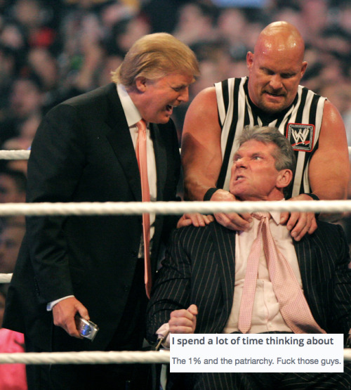 Vince McMahon (w/Donald Trump & Steve Austin)Blog | Patreon | Gumroad | Big Cartel