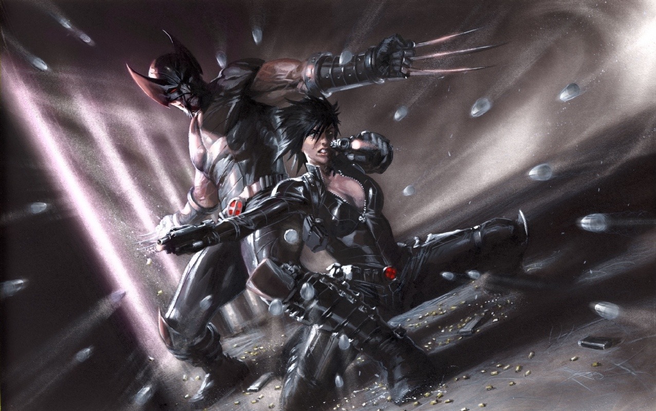 ungoliantschilde:  some widescreen Marvel paintings by Gabriele Dell’Otto. 