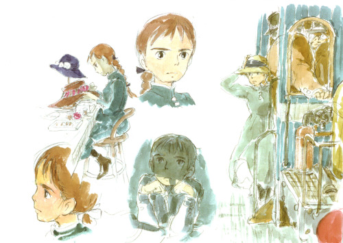 noisylovepatrol: The Art of Howl’s Moving Castle Art Book 