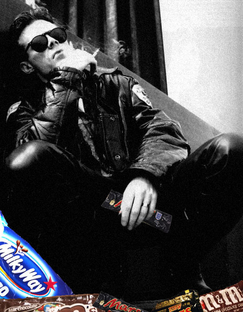 Andrew Eldritch had too much candy this easter&hellip;He is still hungry.