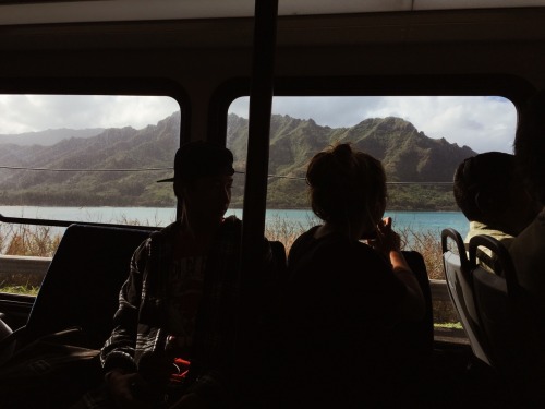 saltyhawaii:Bus rides // Oahu, Hawaii