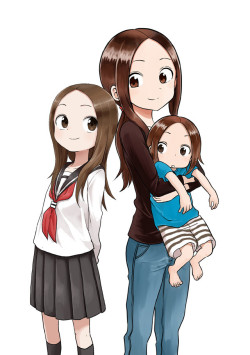 sieben002:  nishikata chii and takagi-san (karakai jouzu no (moto) takagi-san and karakai jouzu no takagi-san) - Danbooru