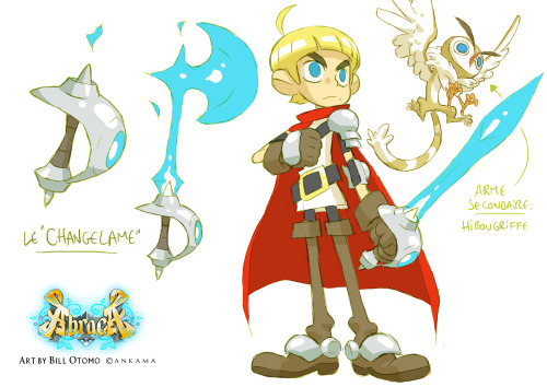 catfishdeluxe:  More concepts for Ankama’s videogame “Abraca” ! This time we show you the Prince Class, (originaly “Knight Class”), who have the ability to turn into frog and swallow ennemies before spitting them out onto other ennemies ! You