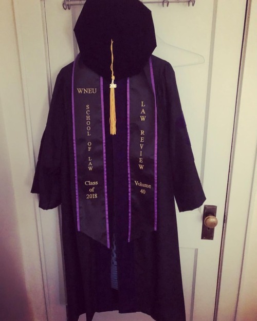 I’ve got some plans today … ‍⚖️‍ #Classof2018 #JD #BoomLawyered @wneulaw