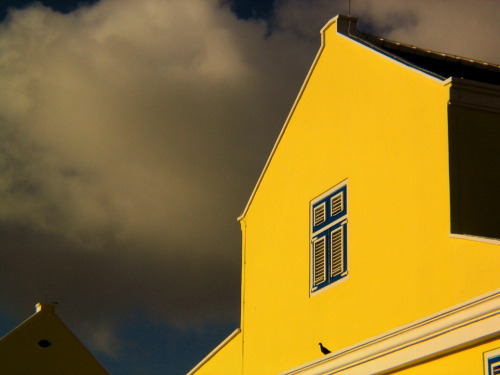 peterschlehmil:yellow at dusk, Willemstad, Curaçaoph. by Phil Douglis 2003