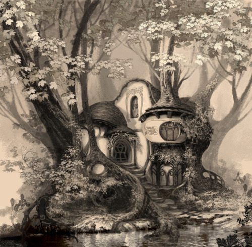 animationandsoforth:  Enchanted concept art by Lisa Keene 