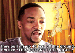 scatteringmyashes:  aguaman:  how anthony mackie got knocked out filming captain