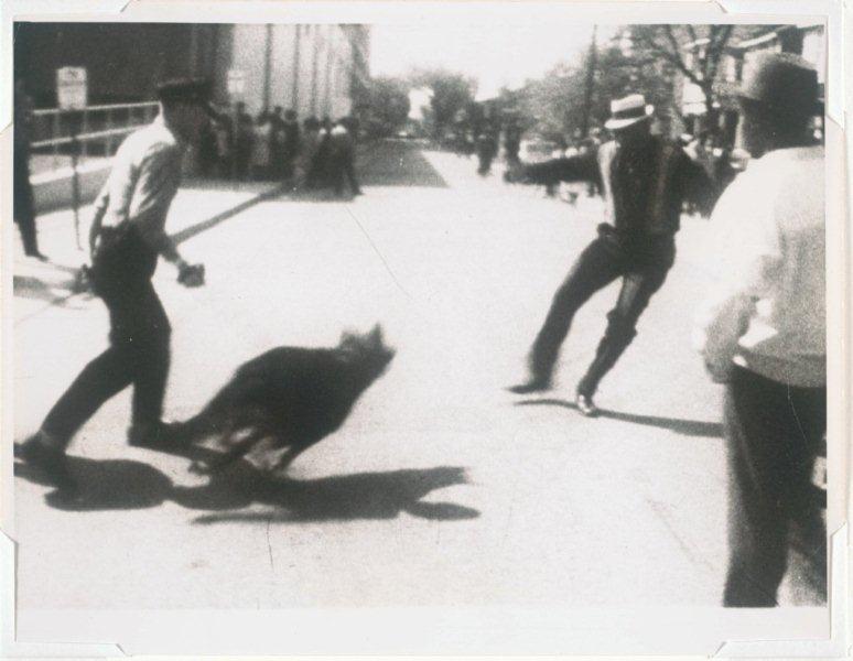 United Press International, Suffolk, Virginia, Race Confrontation, May 6, 1964, (1964) Gelatin silver print; 6 ¼ x 8 ¾ in. (15.88 x 22.23 cm)