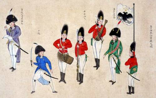 Japanese sketches of Nikolai Rezanov’s ambassadorial mission to the Tokugawa Shogunate on beha