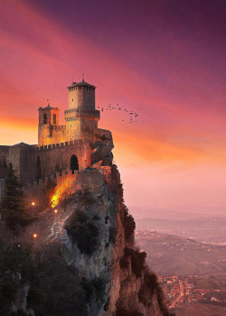 coiour-my-world:Castello della Guaita, San Marino, Italy ~ by ilhan1077