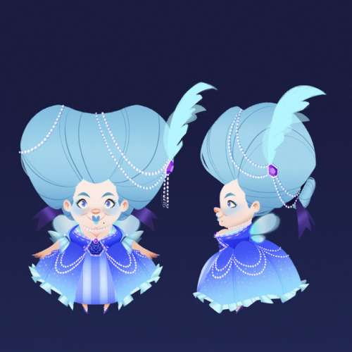 Here are Merryweather´s turn arounds for both Costumes :D