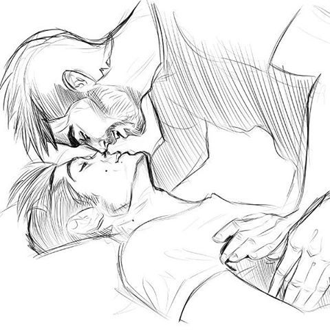 #sterek #sterekfanart #gaycouple #teenwolffanart #derekhale #stilesstilinski #paintoolsai #speedsket