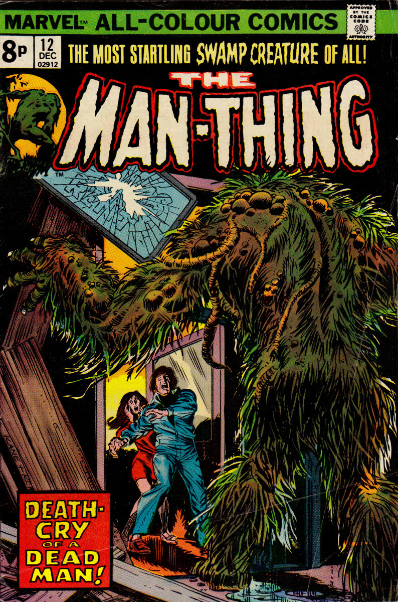 The Man-Thing No. 12 (Marvel Comics, 1974). Cover art by Gil Kane &amp; John