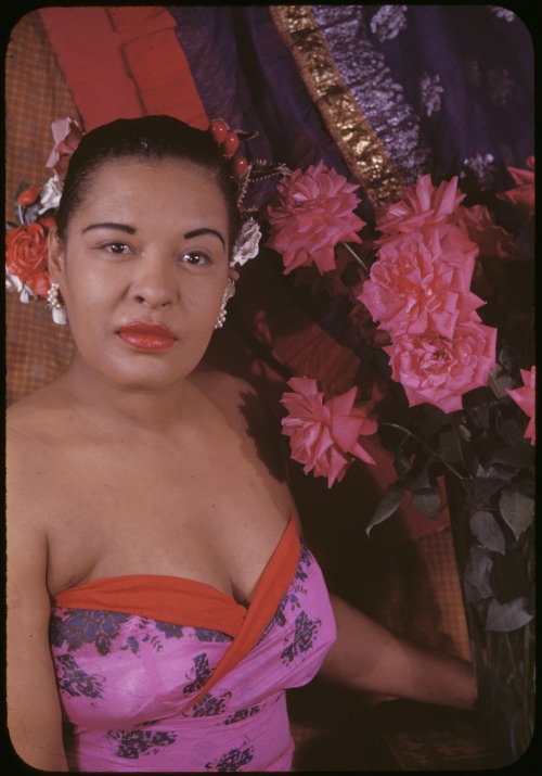 blackhistoryalbum: BILLIE IN LIVING COLOR Billie Holiday, Harlem in Color by Carl Van Vechten, 1948 