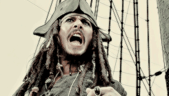 Lord Cutler Beckett:[Jack is about to light a cannon that’s pointed at the mast]