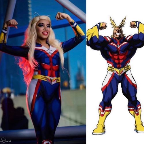 Cosplay vs. Character - All Might• • Happy Memorial Day! How did you spend the day?• • Wig - @po