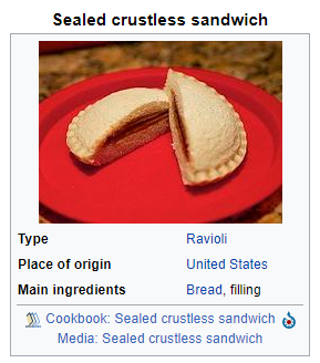 herossaumure: whisqrs: i think that uncrustables being considered a type of ravioli should be highly