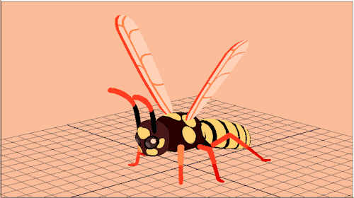pixelatedcrown: …well it’s a wasp but there’s only a bee emoji
