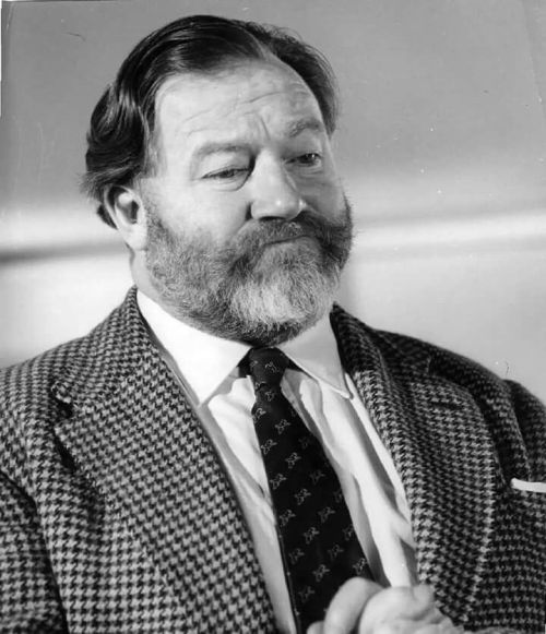 British chubby actor in the movies in the 1960s. James Robertson Justice. A big bear of a man. Known