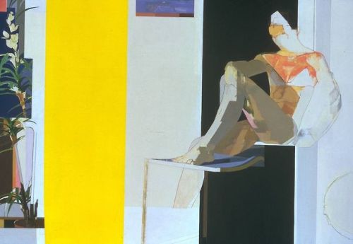 voltra:Myles Murphy, Figure with Yellow Foreground, 1974