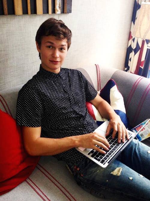 Ansel Elgort At The Q&A In London