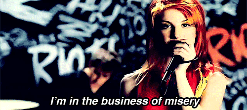 tonight&ndash;alive-paramore:  Hayley from Paramore ( Official Videos )