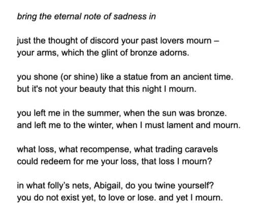 a ghazal (from last year) for @plinytheyounger