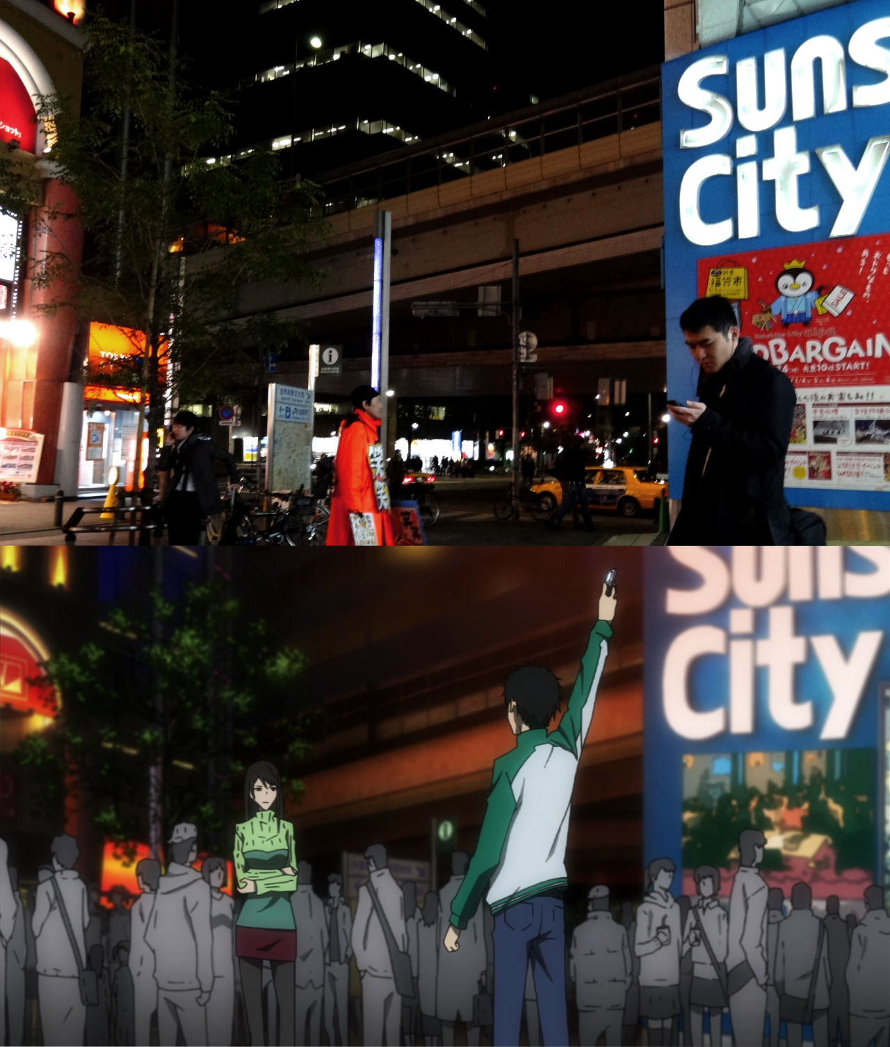 lucatastrophe:  New Durarara Locations Part 1! I spent part of winter break bumming