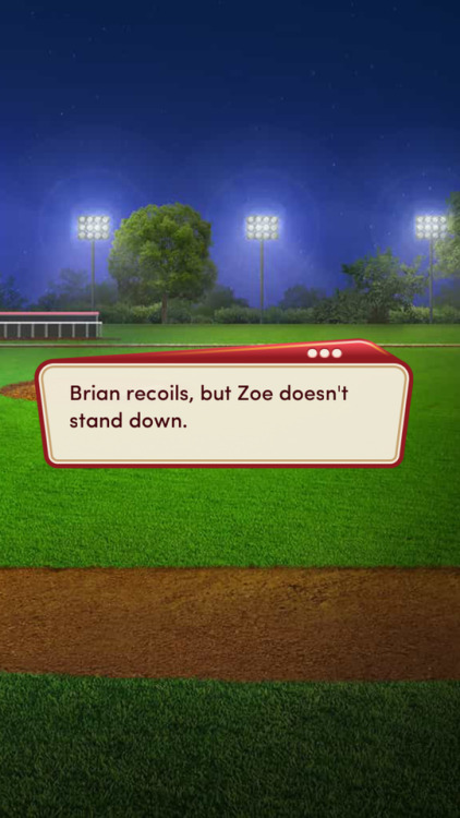 Zoe is the leader of home plate right now, yes queen!, drag him across the field.