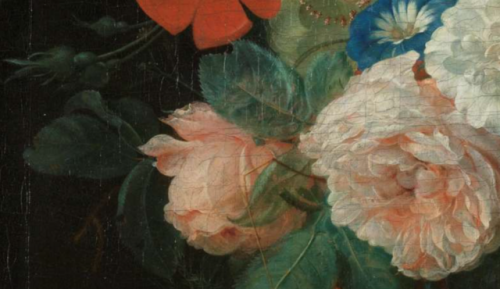 rubenista:Coenraet Roepel, Stilleven met bloemen (detail), 1721
