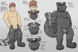 blue34cat:   Our new rubber skunk drone suits