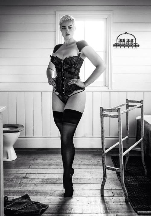 Stefania Ferrario wearing Agent Provocateur Please don’t remove the credits ♥