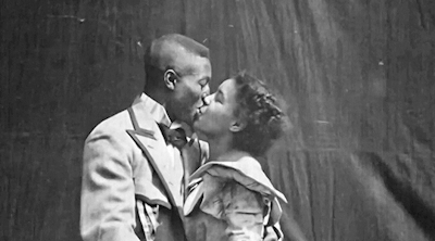 chuutoro:Something Good – Negro Kiss is a short film from 1898 of a couple kissing and holding hands. It is believed to depict the earliest on-screen kiss involving African Americans and is known for departing from the prevalent and purely stereotypical