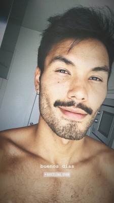 celebswhogetslepton:  Victor Santiago on his Instagram Story (20 July, 2018)