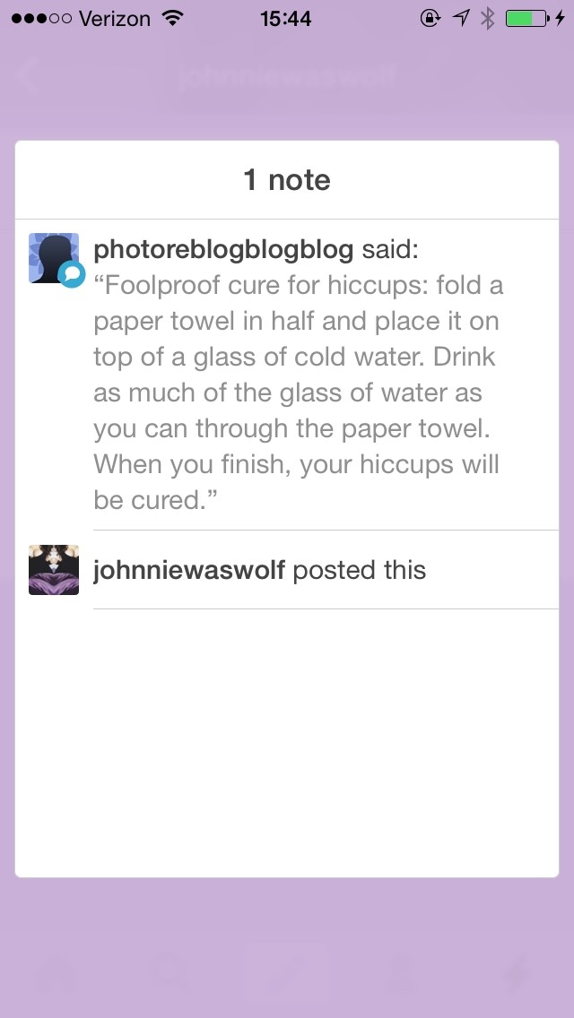 Well thank you. I have my own method though.  I just take really deep breaths from