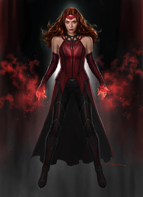  Scarlet Witch in WandaVisionAndy Parkhttps://www.artstation.com/artwork/lx44ze 