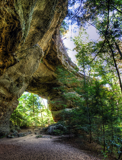 visitheworld:  Twin Arches Loop Trail at Big South Fork National River in Tennessee