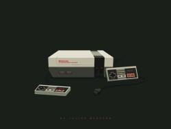 it8bit:  Nintendo Entertainment System Art by Julian Burford