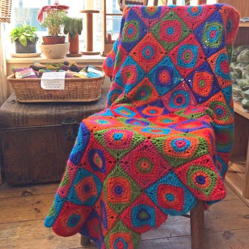 But I did find this photo of Harlequin in @johnarbontextiles shop from last summer. Don’t forg