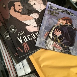 yaoi-revolution: 100 orders for This Vacant Body and Lieutenant’s Prize shipped today. We started with the US orders, and tomorrow will try to get through as many of the pre-ordered international shipments as possible. They just take longer due to customs