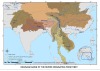 Map showing the drainage basins of major Asian rivers originating in Tibet
[[MORE]]
tibataw:
“  Another cool thing is if you go to Google Maps and turn on satellite view, you can see the gorges some of these rivers have carved through the Himalayas...