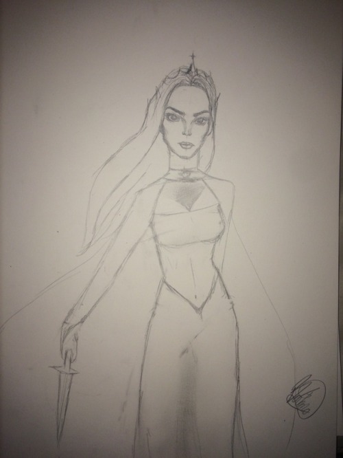 working on this! I can&rsquo;t wait  desenhando Feyre mds não posso esperar