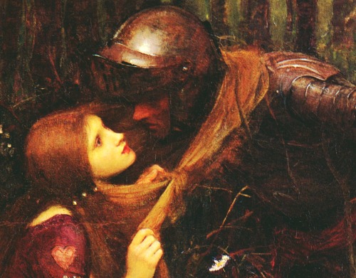 La Belle Dame Sans Merci (detail) John William Waterhouse. I saw pale kings and princes too, Pale wa