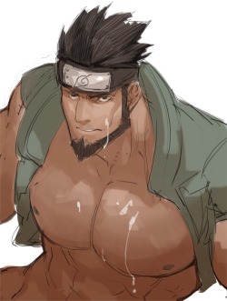 bara-detectives:  GOMTANG’s rendition of ASUMA SARUTOBI. (I think his art is extremely hot!)  From his Twitter:  https://twitter.com/GomTang_P