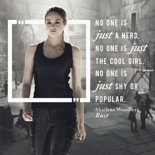 Shailene Woodley knows what it means to be Divergent. What makes you different?