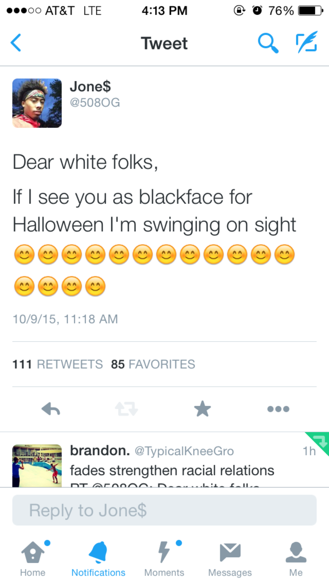 sydneyarlana:  dookiediamonds:  Reblogging twice for emphasis. 😊  👏🏽👏🏽