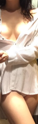 lovingbananaxoxo:  Should I open my blouse further?