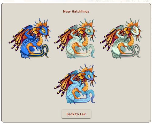Pure Gen 2 Double Sunset Lore Babies for Sale!Born of Near, the blind warrior, and Telyn, the suppos