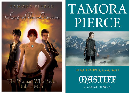 nestofstraightlines:Let’s play, Which Is The Worst Tamora Pierce Cover? I feel like the biggest comp
